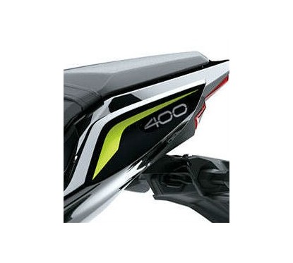 Autocollant Carénage Arrière Gauche Kawasaki Z400 2020 Gris