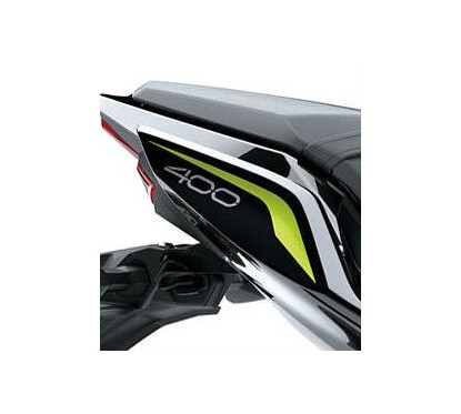 Autocollant Carénage Arrière Droit Kawasaki Z400 2020 Gris