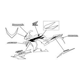 2013 Sticker Reservoir Droit Honda CBR 500R