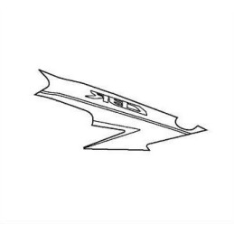 2013 Sticker Flanc Avant Droit Honda CBR 500R