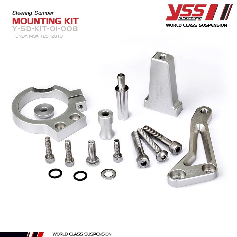 Mounting Kit Steering Damper YSS Honda MSX GROM 125 Mounting Kit Steering Damper YSS Honda MSX GROM 125