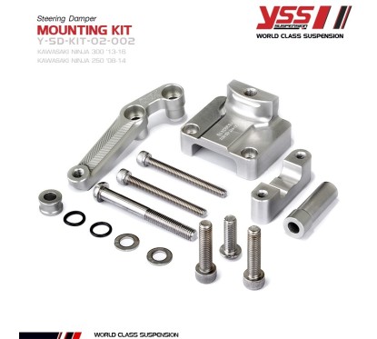 Mounting Kit Steering Damper YSS Kawasaki NINJA 250R / 300R