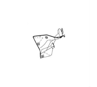 Intérieur Ecope Gauche Kawasaki Z650 2020 2021 2022