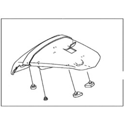 Rear Seat Kawasaki Z650 2020 2021 2022