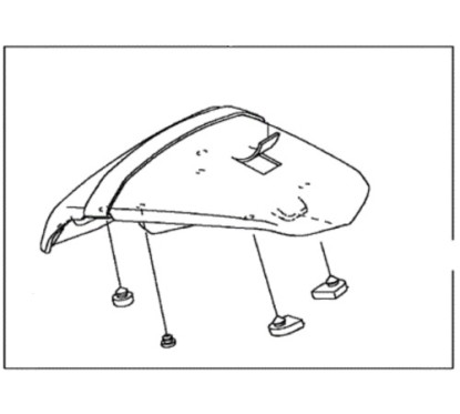 Rear Seat Kawasaki Z650 2020 2021 2022