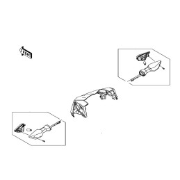 Clignotant Avant Gauche Kawasaki Z650 2020 2021