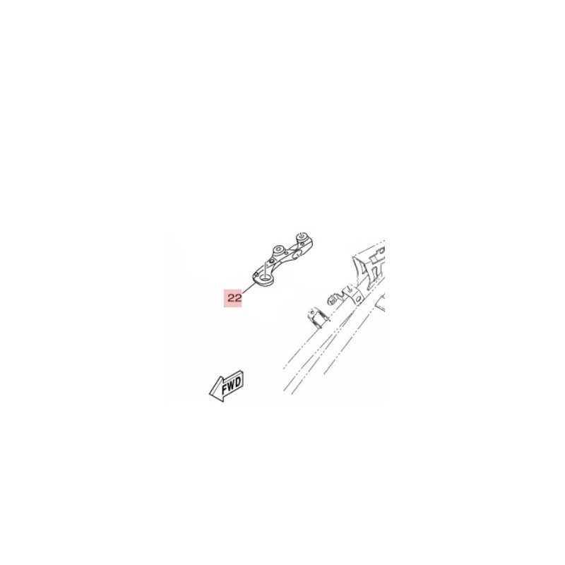 Support Poignée Passager Droit Yamaha MT-03 / MT-25