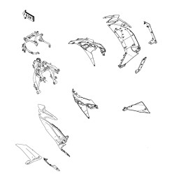 Carénage Avant Gauche Kawasaki NINJA 650 2020 2021