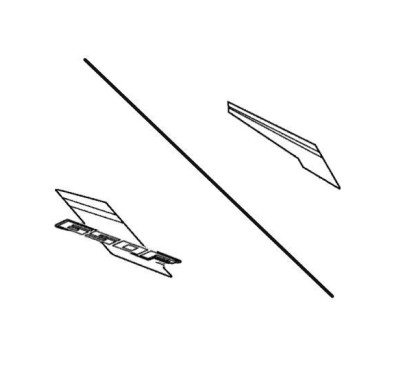 Autocollant Carénage Centre Droit Honda CB650F 2017 2018