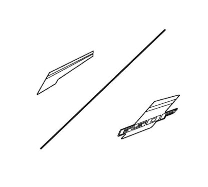 Autocollant Carénage Centre Gauche Honda CB650F 2017 2018