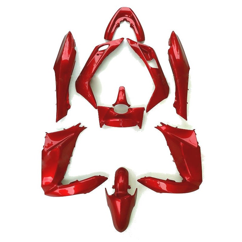 Kit Carrosserie Rouge Candy Rosy Honda PCX 125/150 v1 v2