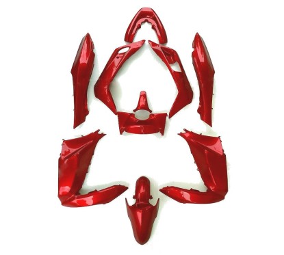 Kit Carrosserie Rouge Candy Rosy Honda PCX 125/150 v1 v2