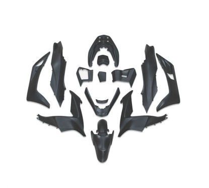 Kit Carrosserie Noir/Gris Mat Axis Métallique Honda PCX 125/150 v3