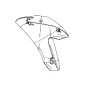 Front Shroud Right Kawasaki Er6n 650 Front Shroud Right Kawasaki Er6n 650