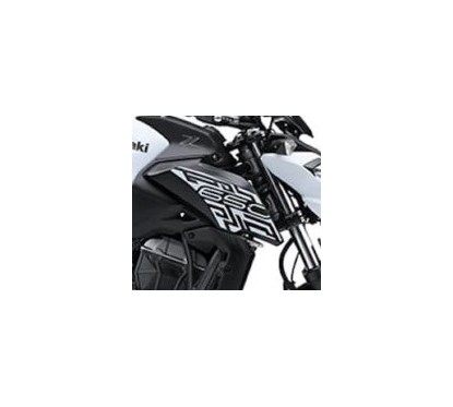 Autocollant Motif Ecope Droit Kawasaki Z650 Blanc 2019