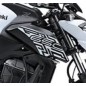 Autocollant Motif Ecope Droit Kawasaki Z650 Blanc 2019