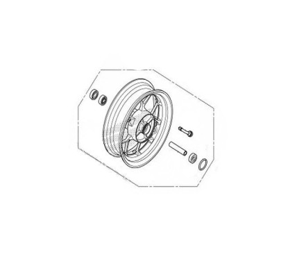 Rear Wheel Honda MSX GROM 125SF