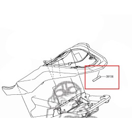 PAD, 7X44X1 Kawasaki Z900 2017 2018 2019