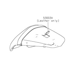 Leather Rear Seat Kawasaki Z650 2020 2021