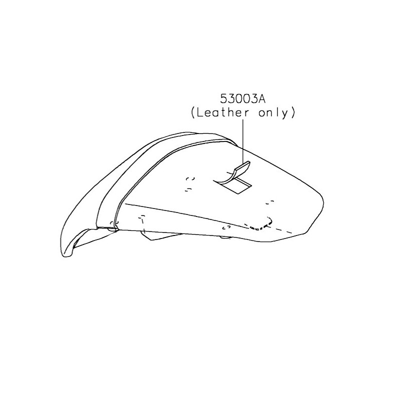 Leather Rear Seat Kawasaki Z650 2020 2021 2022 Leather Rear Seat Kawasaki Z650 2020 2021 2022