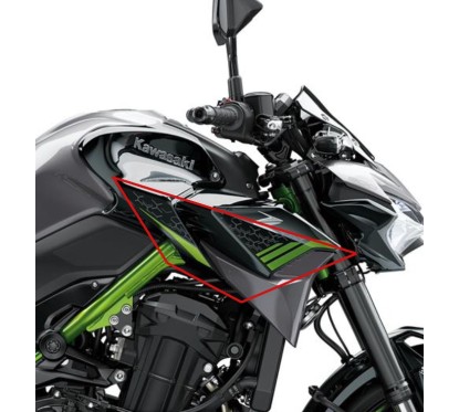 Kit Stickers Motifs Carénage Reservoir Droit Kawasaki Z900 2020 2021