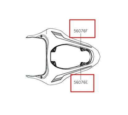 Set Patterns Cover Tail Cover Kawasaki Z900 2020 2021