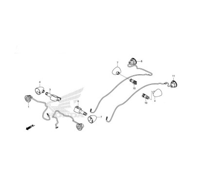 Clignotant Avant Gauche Honda CMX500 Rebel 2020/24