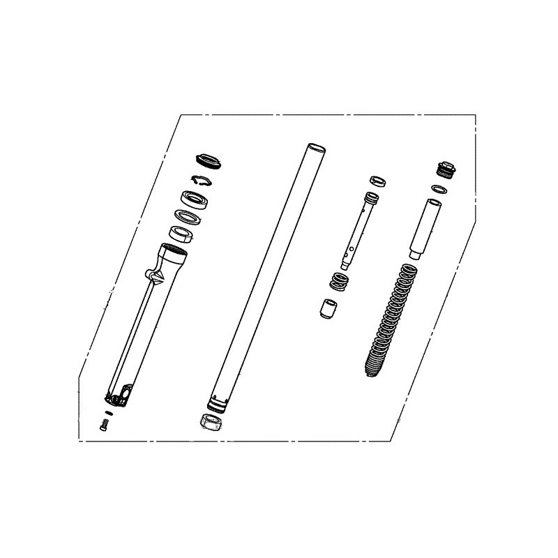 Front Fork Left Honda CMX500 Rebel 2020/24 Front Fork Left Honda CMX500 Rebel 2020/24