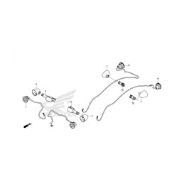 Support Clignotant Avant Gauche Honda CMX 300 Rebel 2020/2024