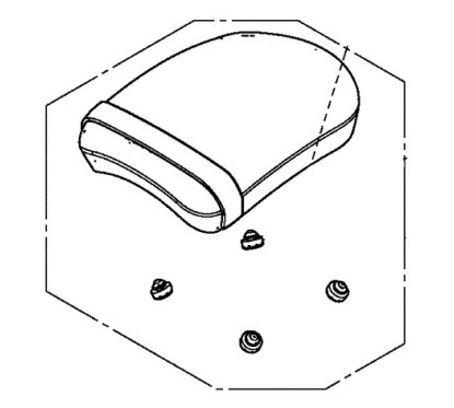 Selle Passager Honda CMX 300 Rebel 2020/2024