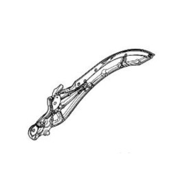 Couvre Garde Boue Arrière Droit Honda CMX500 Rebel