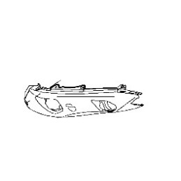 Carénage Flanc arrière Gauche Kawasaki ER6f Ninja 650