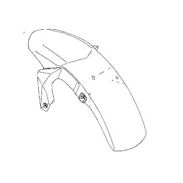 Garde Boue Avant Kawasaki ER6f Ninja 650