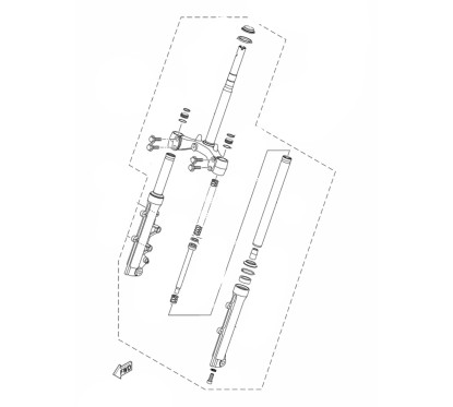 Set Front Forks Yamaha NMAX 2020 2021