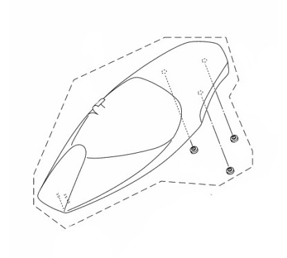 Selle Double Yamaha NMAX 2020 2021