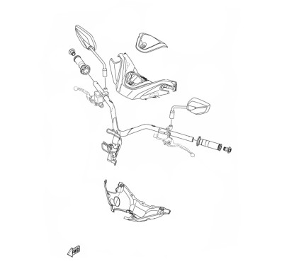 End Grip Handle Yamaha NMAX 2020 2021