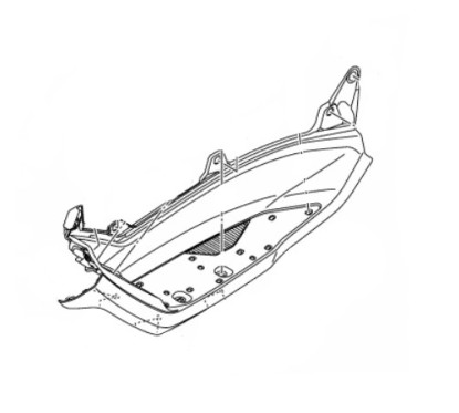 Plastique Pied Gauche Yamaha NMAX 2020 2021
