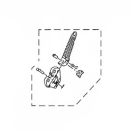 Ensemble Complet Repose Pied Droit Yamaha NMAX 2020 2021