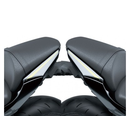 Set Patterns Rear Covers Kawasaki Z650 Black 2020
