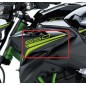 Kit Autocollants Carénage Ecope Gauche Kawasaki Z650 Noir 2020 2021