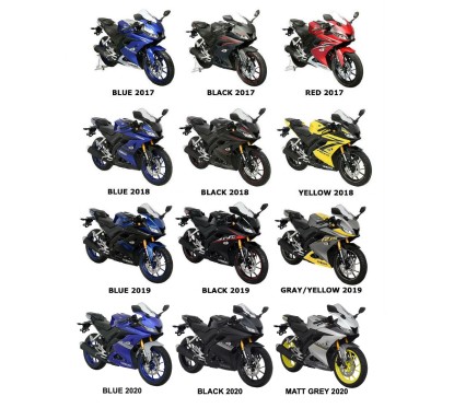 Autocollant Carénage Avant Gauche Yamaha YZF R15 2017 2018 2019 2020