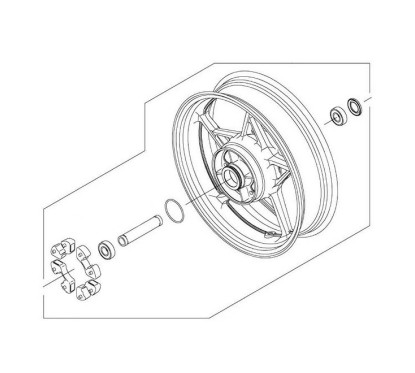 Rear Wheel Kawasaki NINJA 650