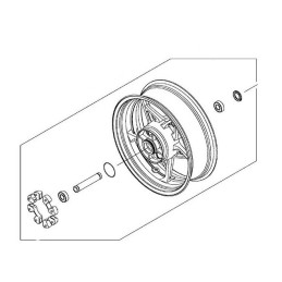Rear Wheel Kawasaki Z900