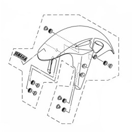 Garde Boue Avant Yamaha MT-03 2020 2021