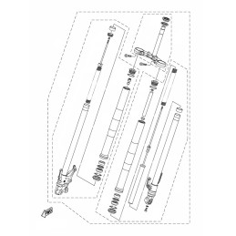 Front Fork Left Yamaha MT-03 2020/24