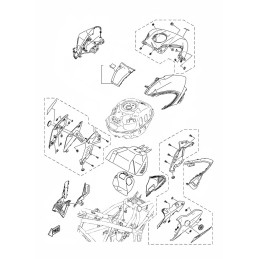 Aération Ecope Avant Droit Yamaha MT-03 2020 2021