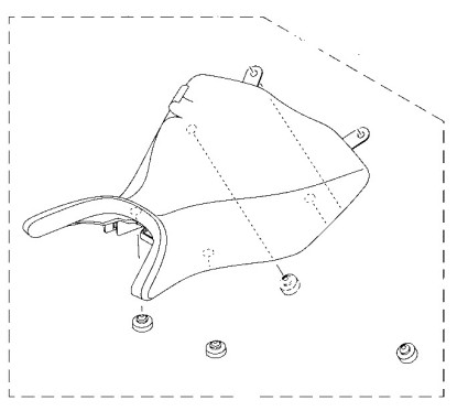 Single Seat Driver Yamaha MT-03 2020/24