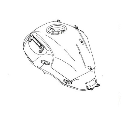Fuel Tank Kawasaki Versys 650