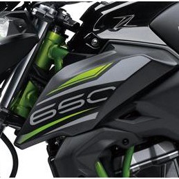 Pattern Shroud Left Kawasaki Z650 Black 2019