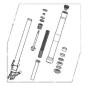 Front Fork Left Honda CBR650R 2021 2022